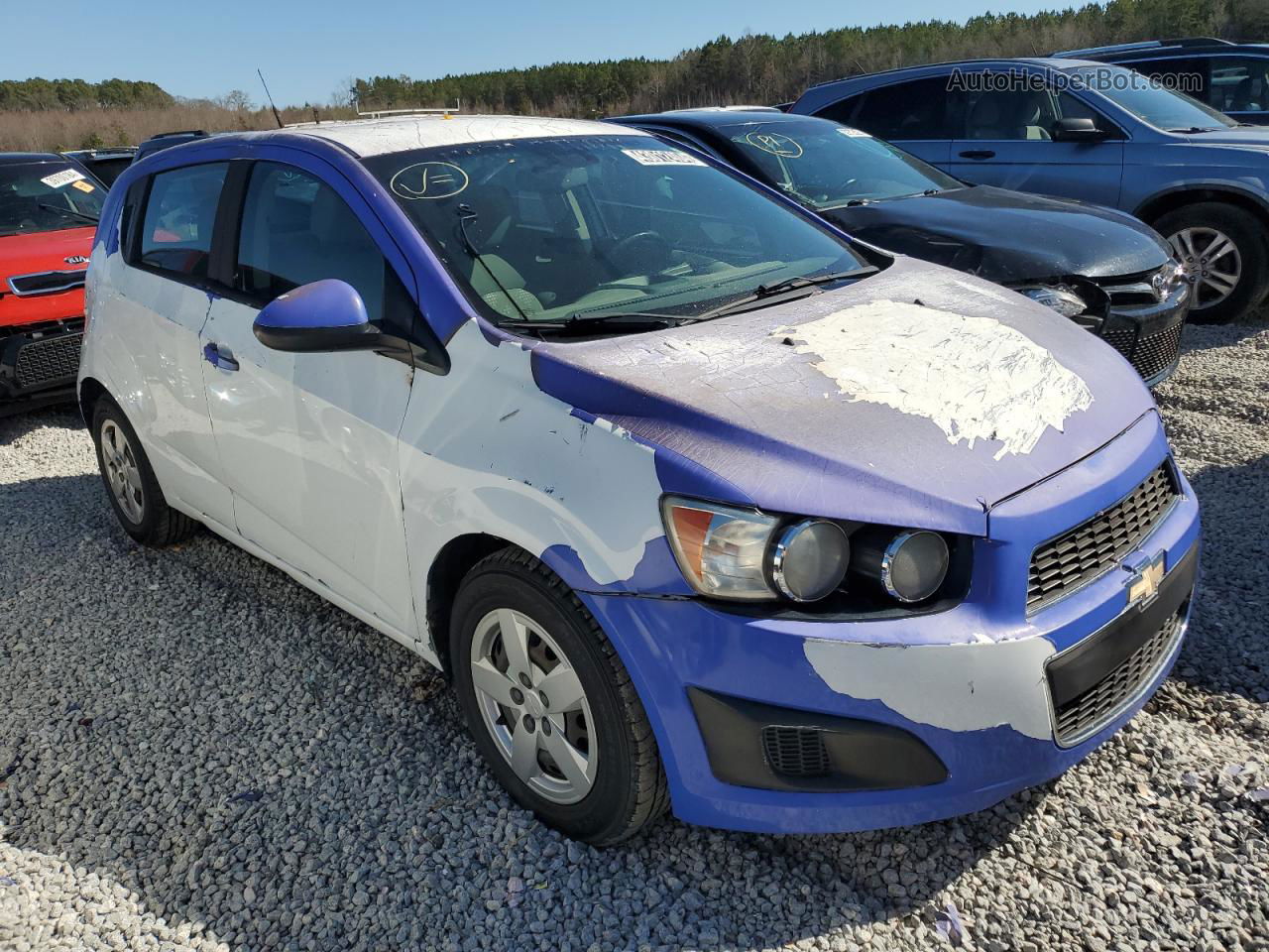 2013 Chevrolet Sonic Ls Белый vin: 1G1JA6SH5D4187718