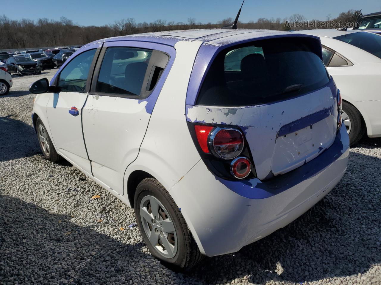 2013 Chevrolet Sonic Ls White vin: 1G1JA6SH5D4187718