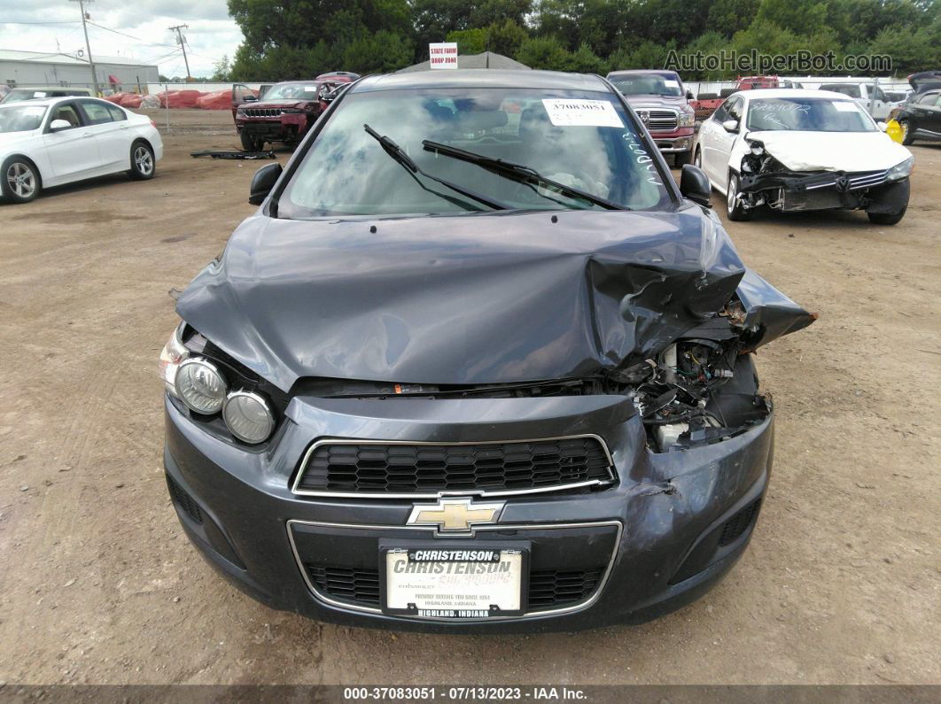 2013 Chevrolet Sonic Ls Auto Gray vin: 1G1JA6SH5D4195477