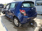 2013 Chevrolet Sonic Ls Blue vin: 1G1JA6SH6D4168692