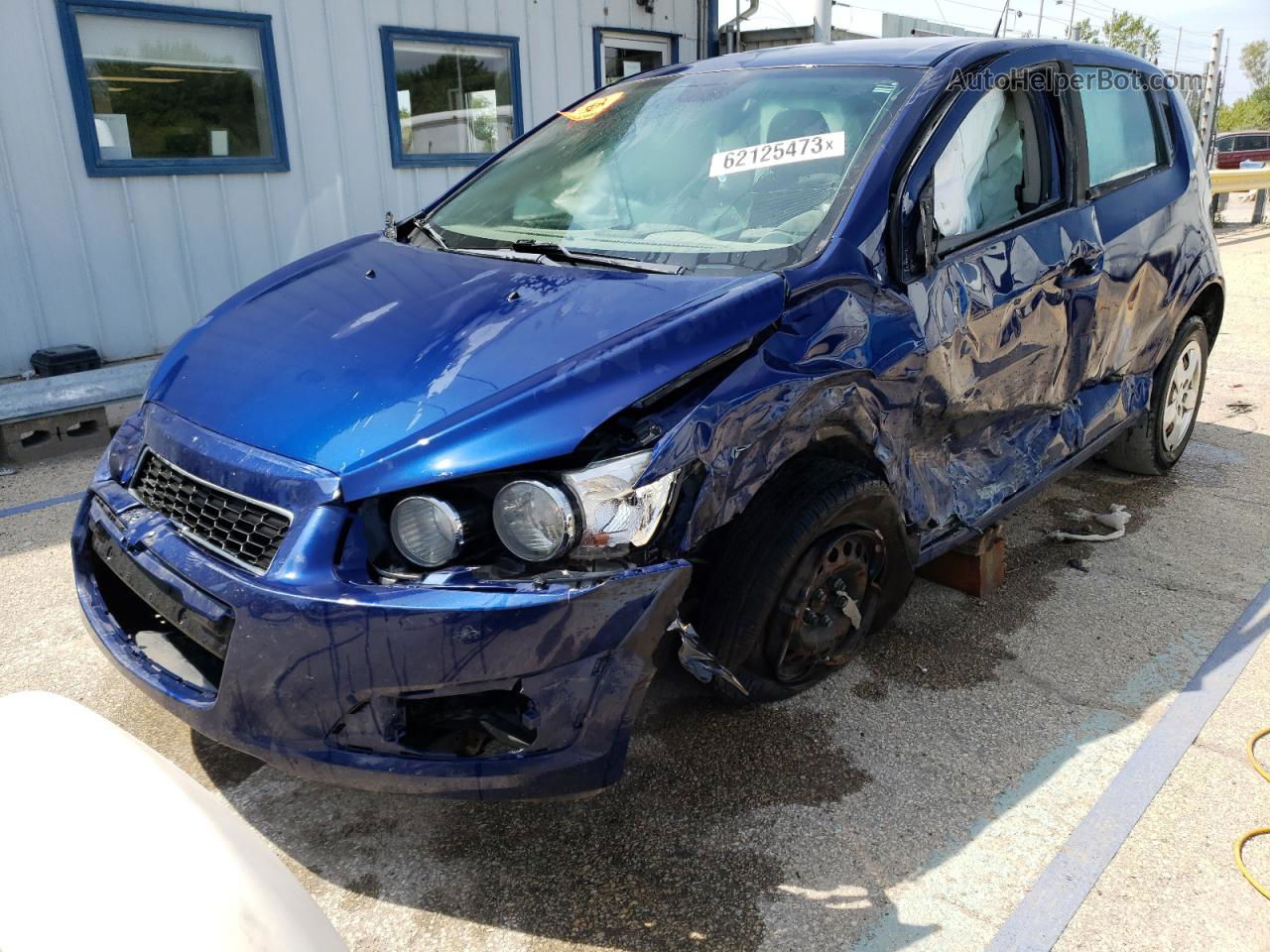 2013 Chevrolet Sonic Ls Blue vin: 1G1JA6SH6D4168692