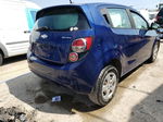 2013 Chevrolet Sonic Ls Синий vin: 1G1JA6SH6D4168692