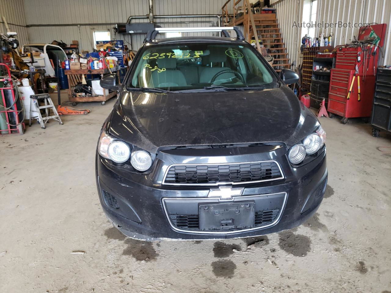 2013 Chevrolet Sonic Ls Black vin: 1G1JA6SH6D4201013