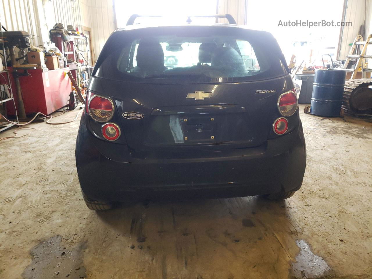 2013 Chevrolet Sonic Ls Black vin: 1G1JA6SH6D4201013