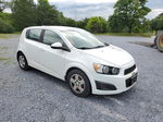 2014 Chevrolet Sonic Ls White vin: 1G1JA6SH6E4132101