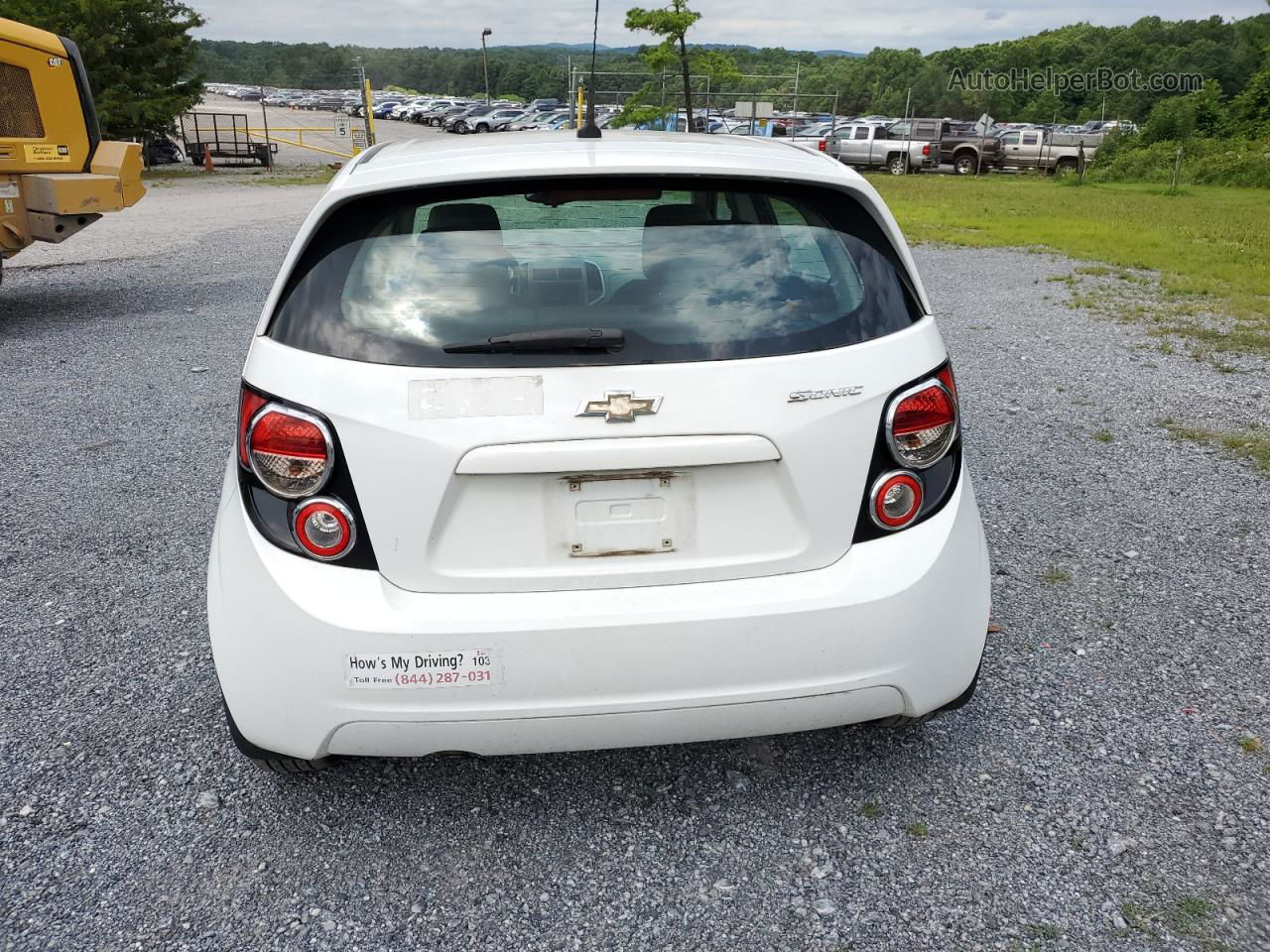 2014 Chevrolet Sonic Ls White vin: 1G1JA6SH6E4132101