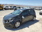 2013 Chevrolet Sonic Ls Black vin: 1G1JA6SH7D4122417