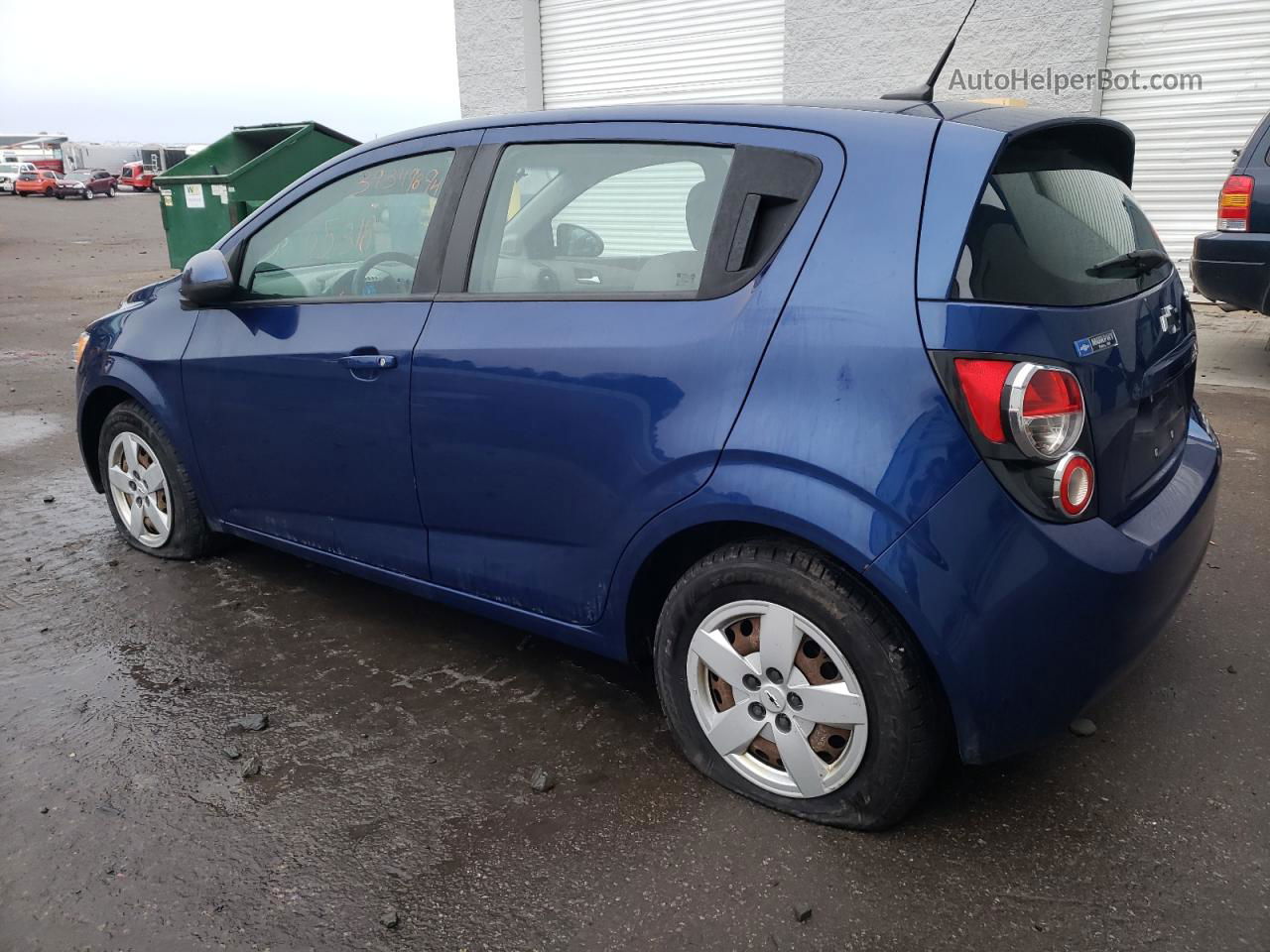 2013 Chevrolet Sonic Ls Синий vin: 1G1JA6SH9D4201149