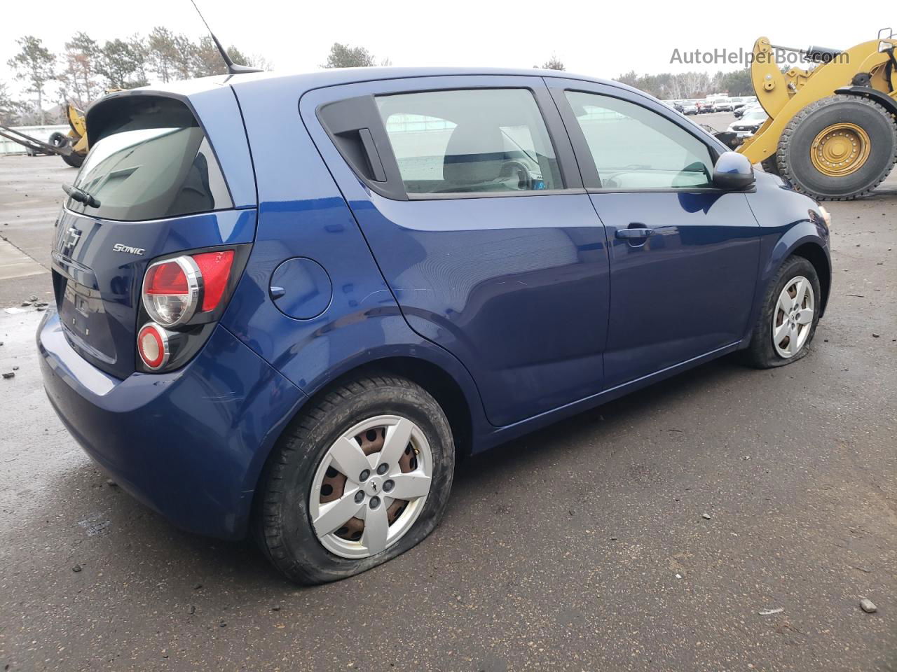 2013 Chevrolet Sonic Ls Синий vin: 1G1JA6SH9D4201149