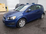 2013 Chevrolet Sonic Ls Синий vin: 1G1JA6SH9D4201149