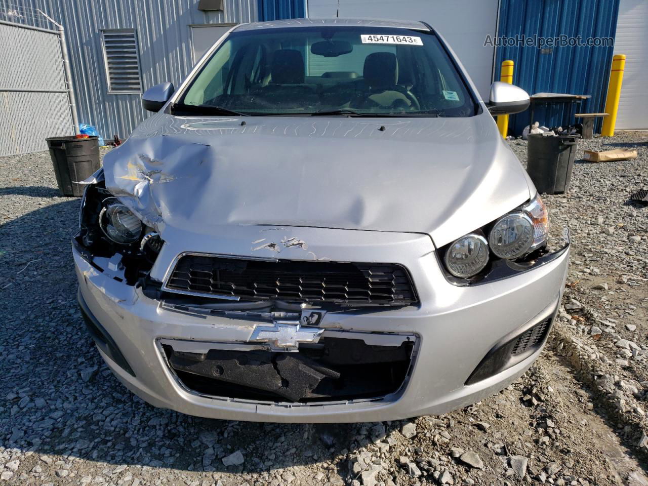 2014 Chevrolet Sonic Ls Silver vin: 1G1JB5EH6E4122011