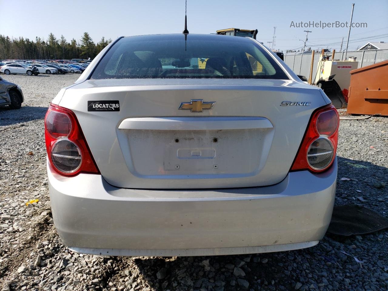 2014 Chevrolet Sonic Ls Silver vin: 1G1JB5EH6E4122011