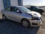 2014 Chevrolet Sonic Ls Silver vin: 1G1JB5EH6E4122011