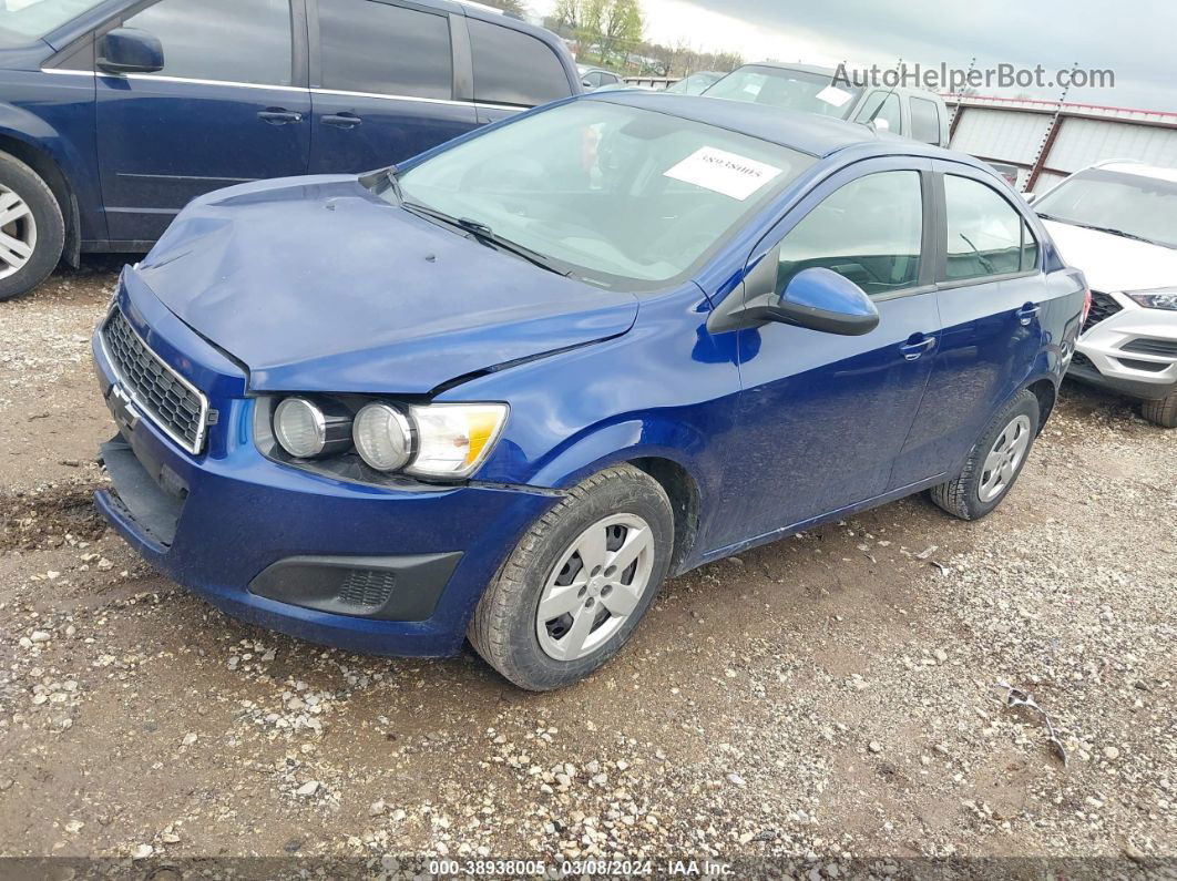 2013 Chevrolet Sonic Ls Manual Blue vin: 1G1JB5SH1D4153380