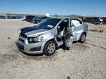 2013 Chevrolet Sonic Ls Silver vin: 1G1JB5SH7D4114809