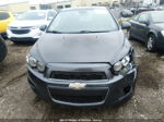 2013 Chevrolet Sonic Ls Gray vin: 1G1JB5SH9D4149576