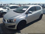 2014 Chevrolet Sonic Ls Silver vin: 1G1JB6SGXE4125611