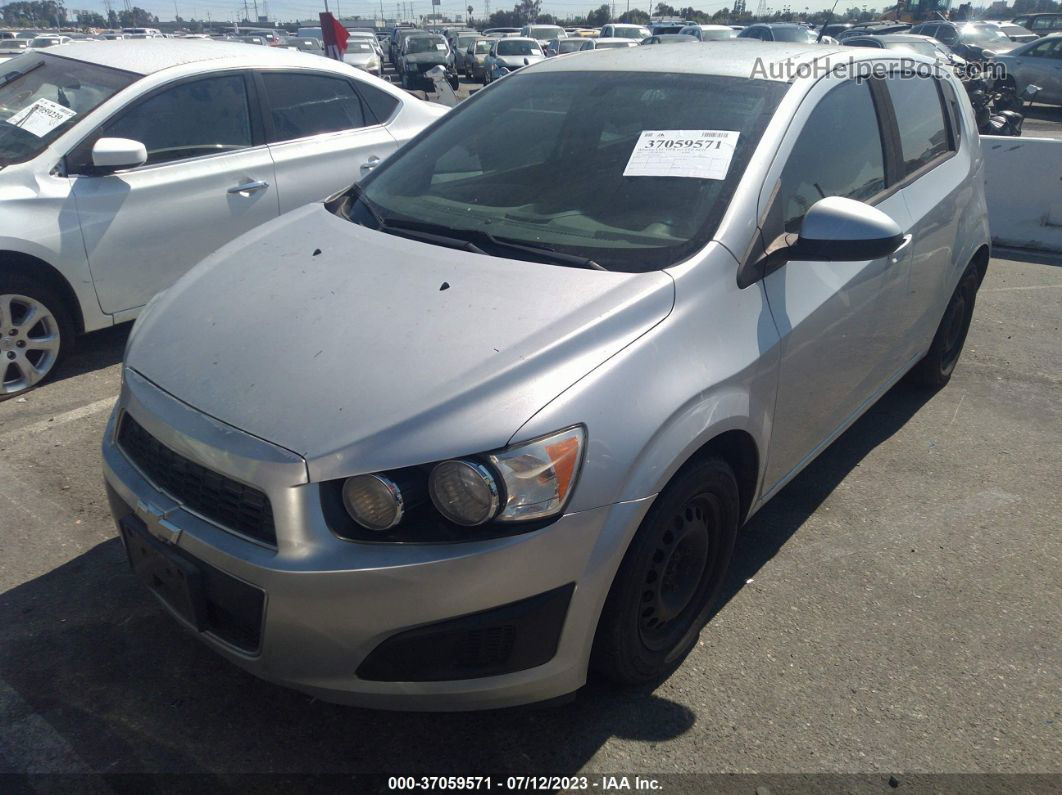 2014 Chevrolet Sonic Ls Silver vin: 1G1JB6SGXE4125611