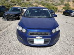 2013 Chevrolet Sonic Ls Синий vin: 1G1JB6SH0D4187431