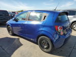 2014 Chevrolet Sonic Ls Blue vin: 1G1JB6SH5E4101712