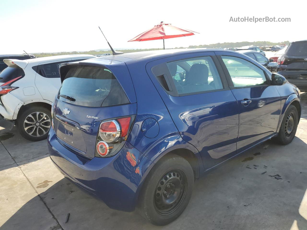 2014 Chevrolet Sonic Ls Blue vin: 1G1JB6SH5E4101712