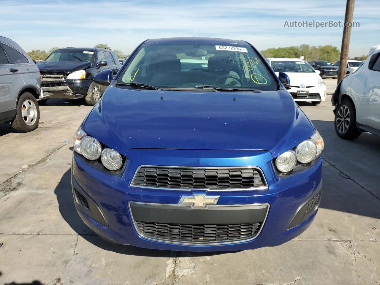 2014 Chevrolet Sonic Ls Blue vin: 1G1JB6SH5E4101712