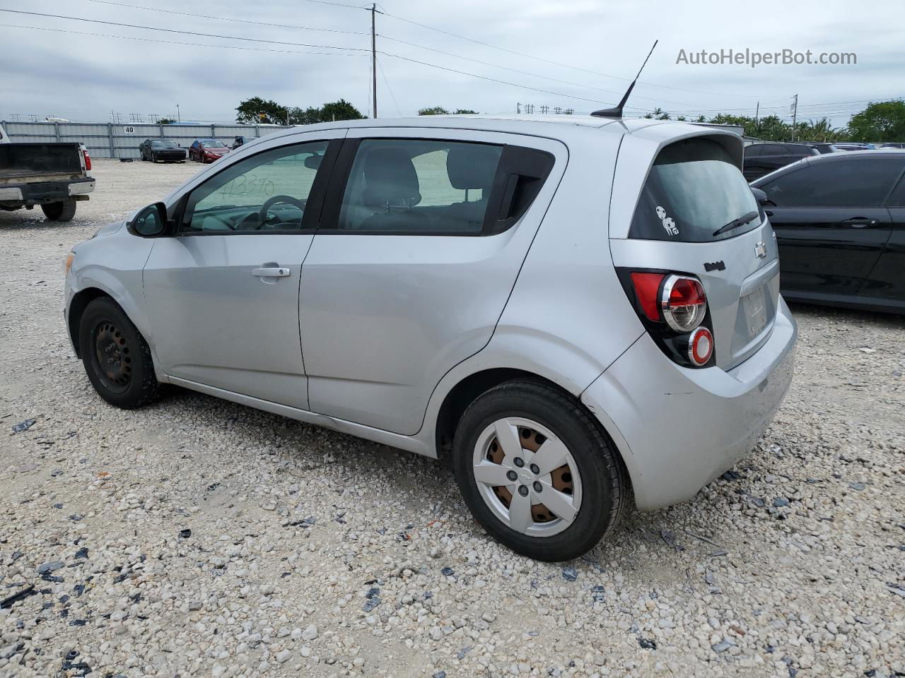 2014 Chevrolet Sonic Ls Silver vin: 1G1JB6SH9E4155451