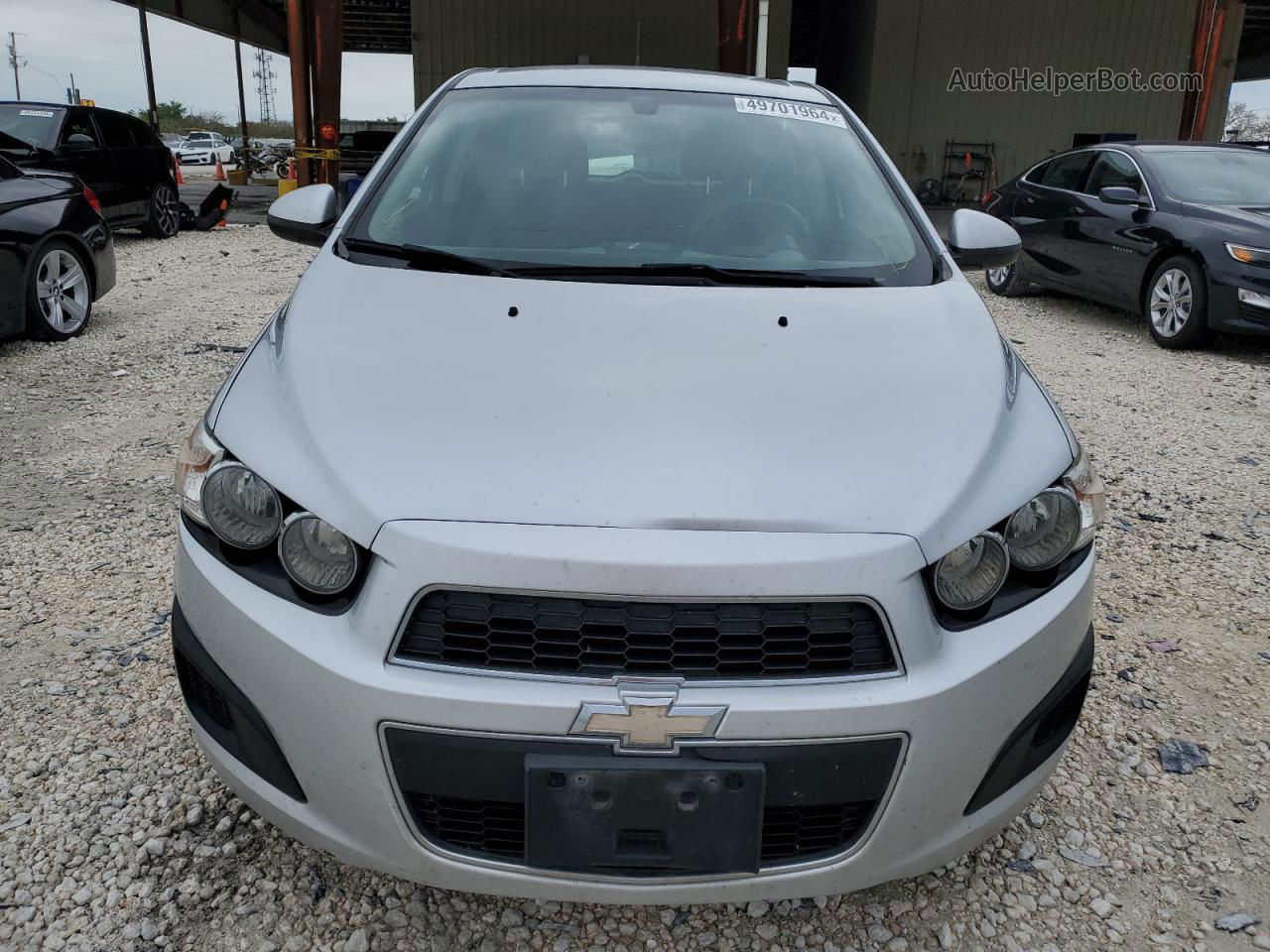 2014 Chevrolet Sonic Ls Silver vin: 1G1JB6SH9E4155451