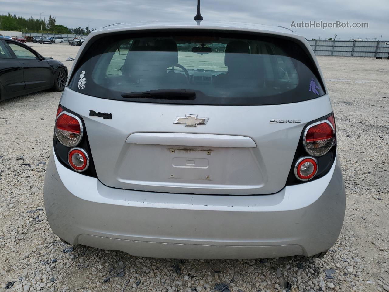 2014 Chevrolet Sonic Ls Silver vin: 1G1JB6SH9E4155451