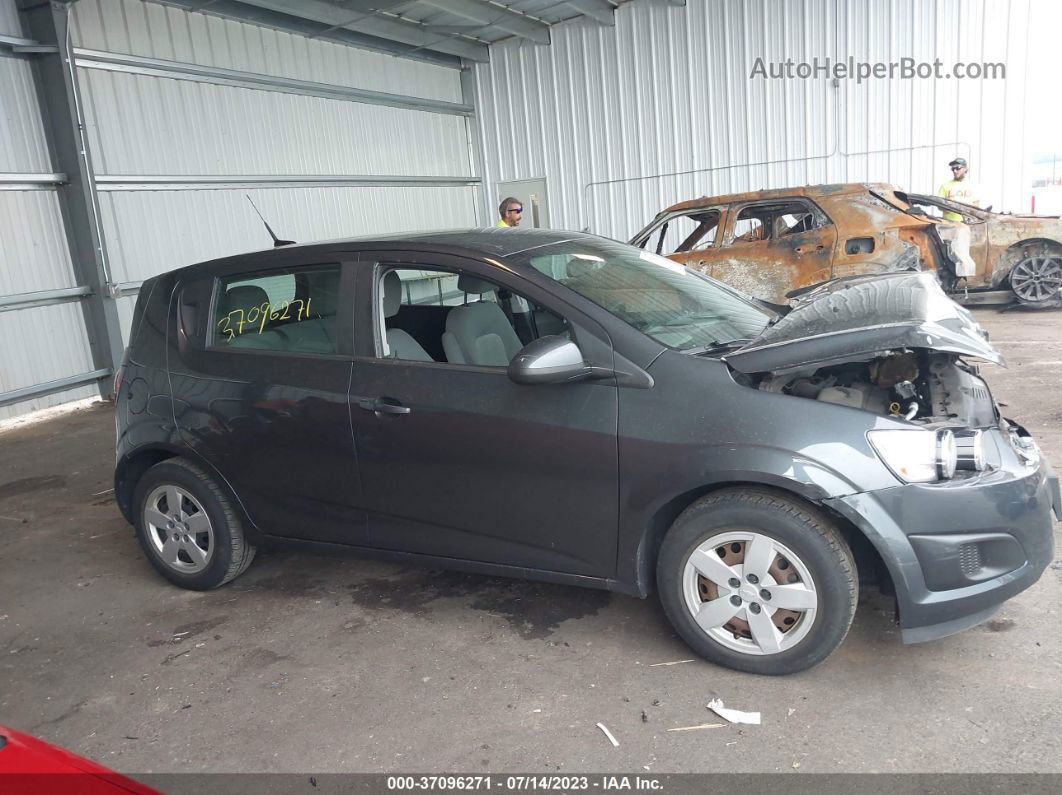 2013 Chevrolet Sonic Ls Серый vin: 1G1JB6SHXD4210133