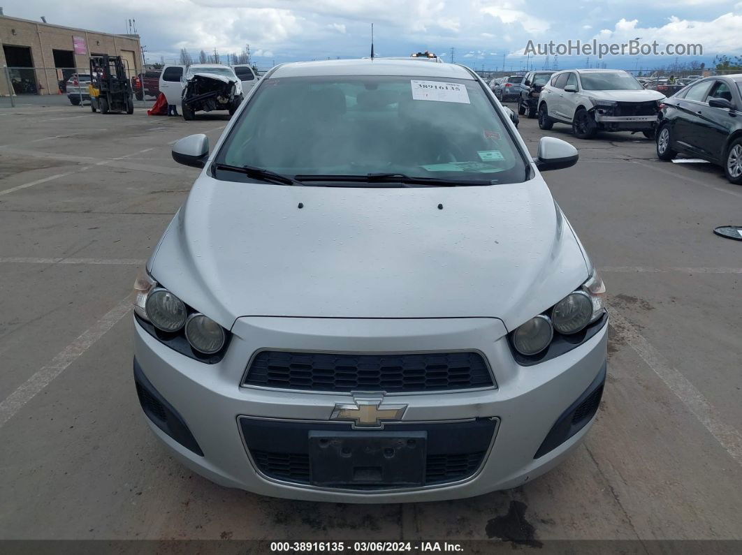 2014 Chevrolet Sonic Lt Auto Silver vin: 1G1JC5SB0E4129985