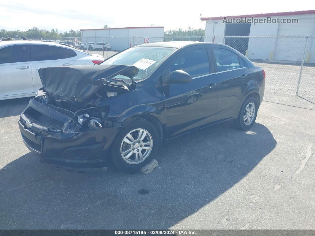 2013 Chevrolet Sonic Lt Auto Black vin: 1G1JC5SB2D4155387