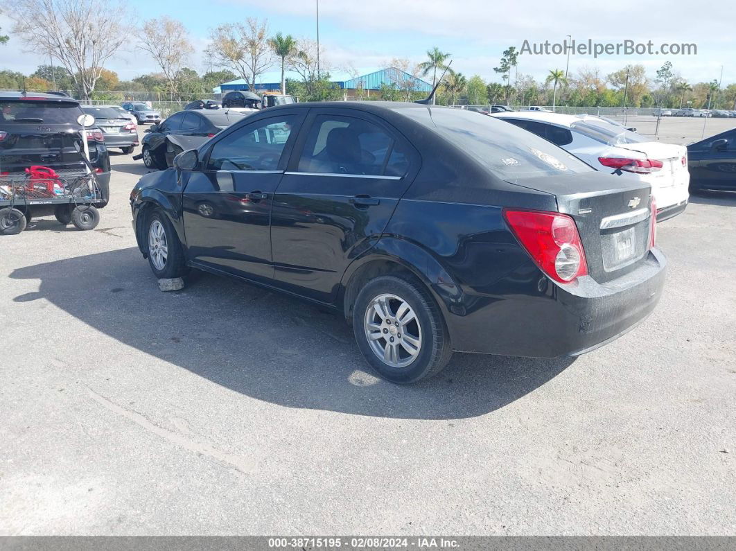 2013 Chevrolet Sonic Lt Auto Black vin: 1G1JC5SB2D4155387