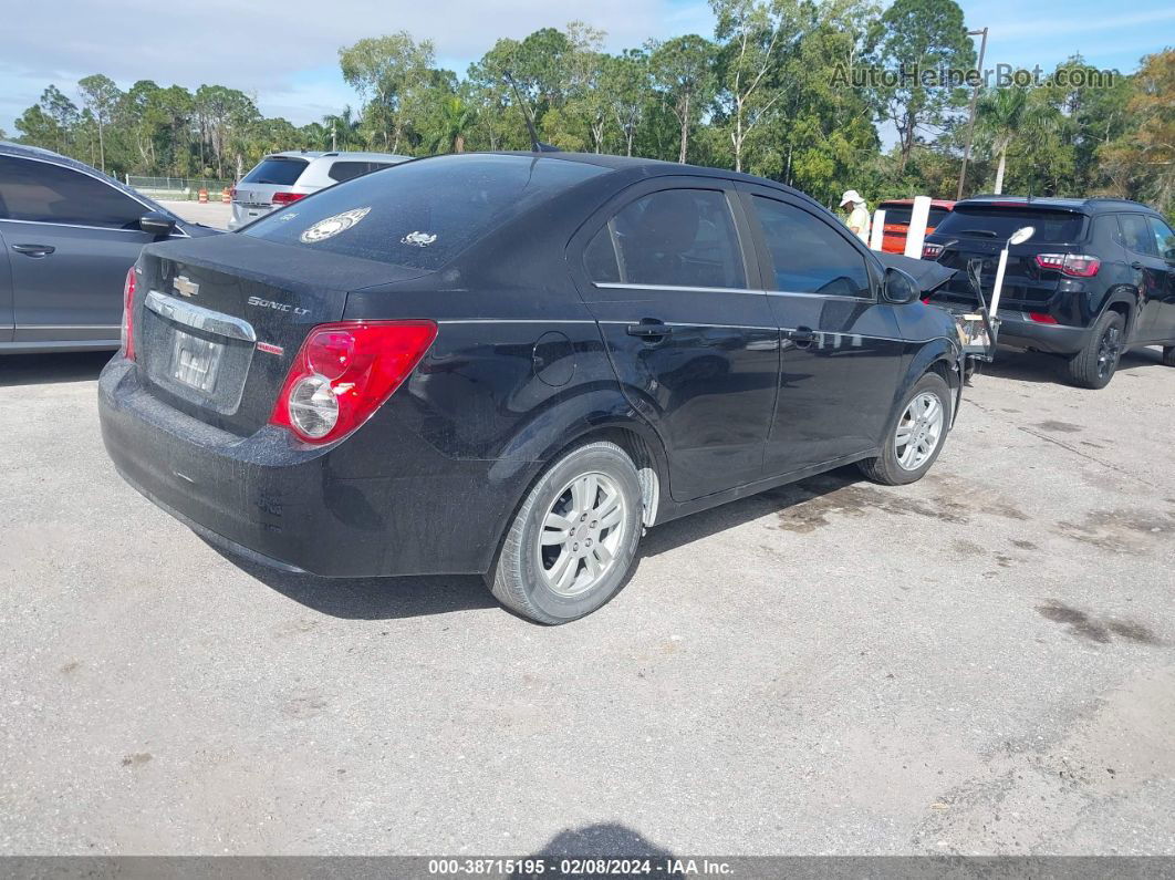 2013 Chevrolet Sonic Lt Auto Black vin: 1G1JC5SB2D4155387