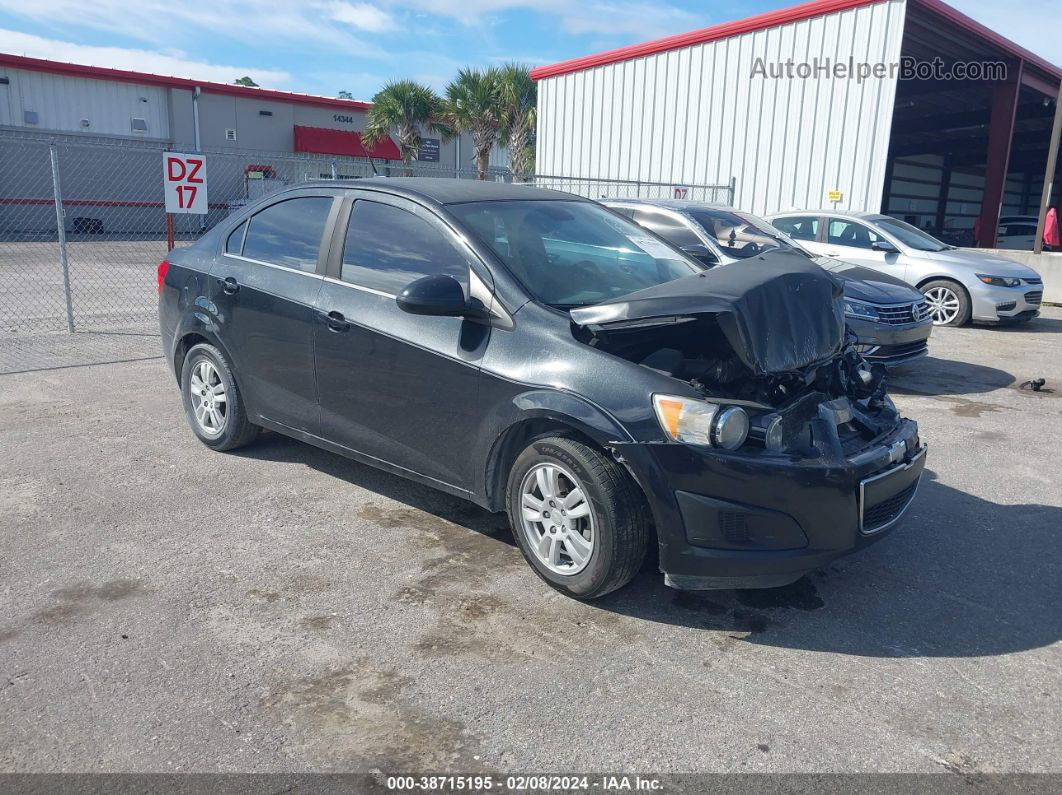 2013 Chevrolet Sonic Lt Auto Black vin: 1G1JC5SB2D4155387