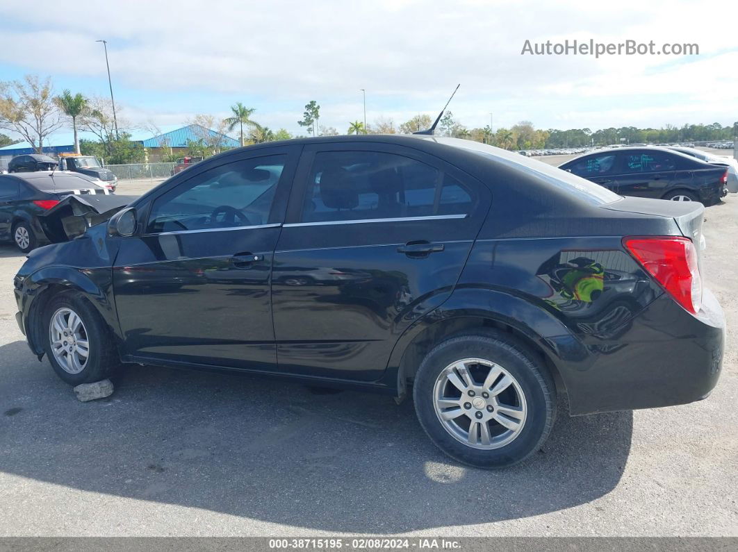 2013 Chevrolet Sonic Lt Auto Black vin: 1G1JC5SB2D4155387