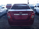 2013 Chevrolet Sonic Lt Red vin: 1G1JC5SB2D4205639