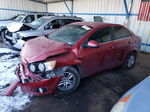 2013 Chevrolet Sonic Lt Red vin: 1G1JC5SB2D4205639