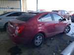 2013 Chevrolet Sonic Lt Red vin: 1G1JC5SB2D4205639