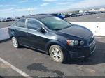 2013 Chevrolet Sonic Lt Auto Black vin: 1G1JC5SB3D4109695