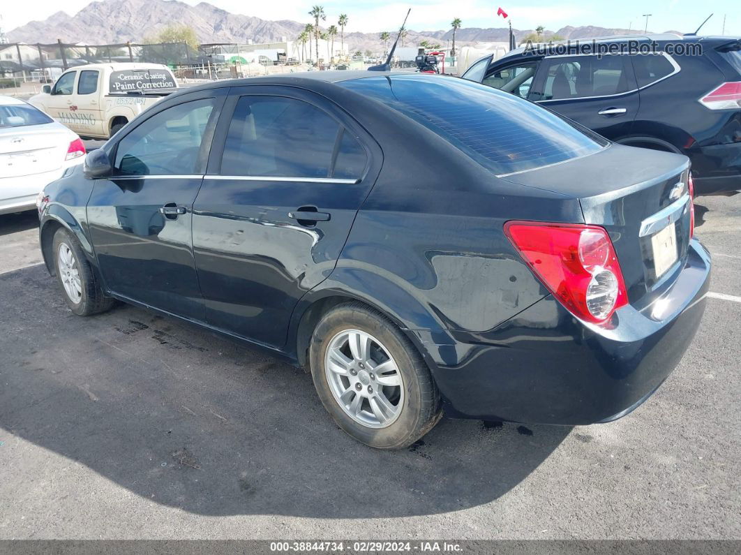 2013 Chevrolet Sonic Lt Auto Black vin: 1G1JC5SB3D4109695