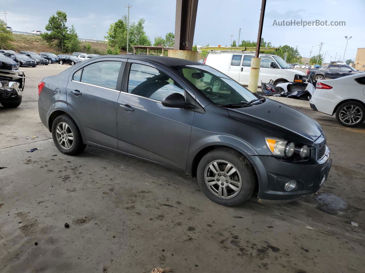 2013 Chevrolet Sonic Lt Серый vin: 1G1JC5SB3D4217329