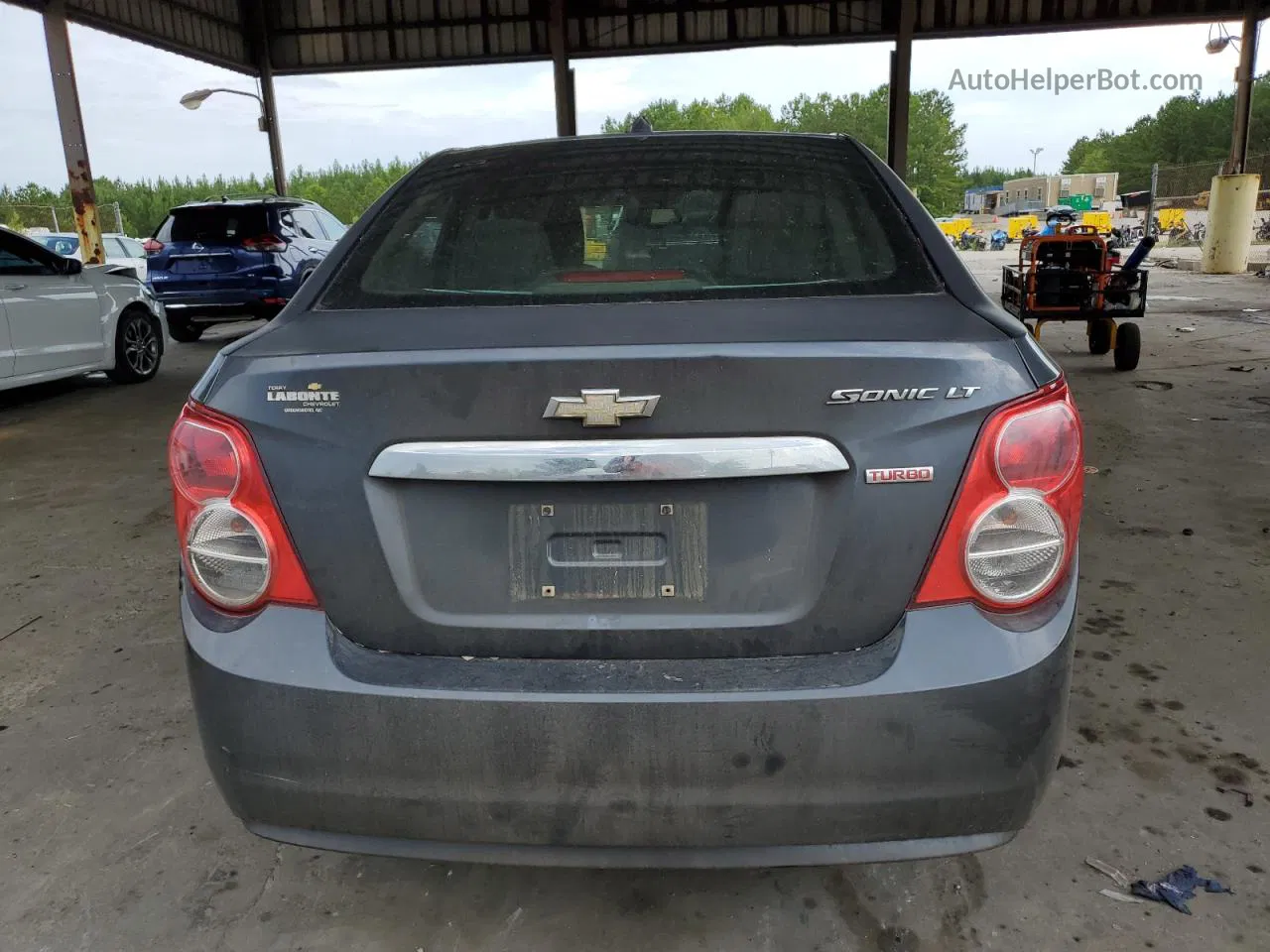 2013 Chevrolet Sonic Lt Серый vin: 1G1JC5SB3D4217329