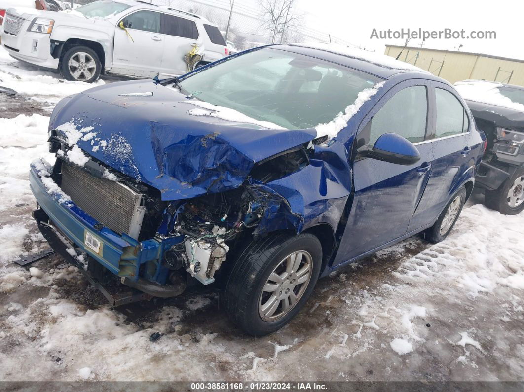 2013 Chevrolet Sonic Lt Blue vin: 1G1JC5SB5D4105969