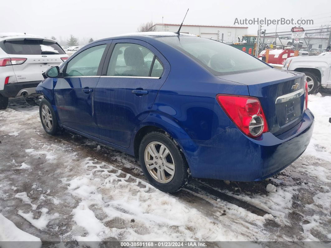 2013 Chevrolet Sonic Lt Синий vin: 1G1JC5SB5D4105969