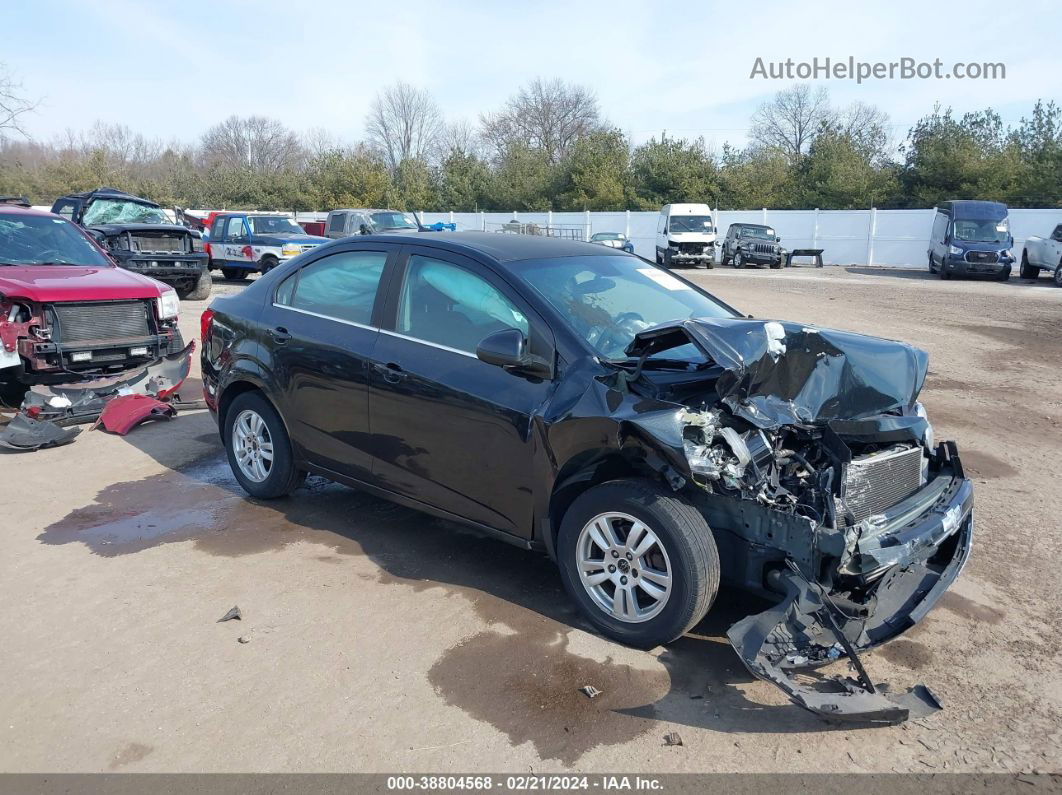 2013 Chevrolet Sonic Lt Auto Black vin: 1G1JC5SB5D4154797