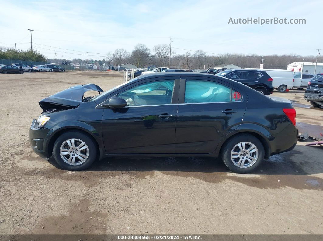 2013 Chevrolet Sonic Lt Auto Black vin: 1G1JC5SB5D4154797