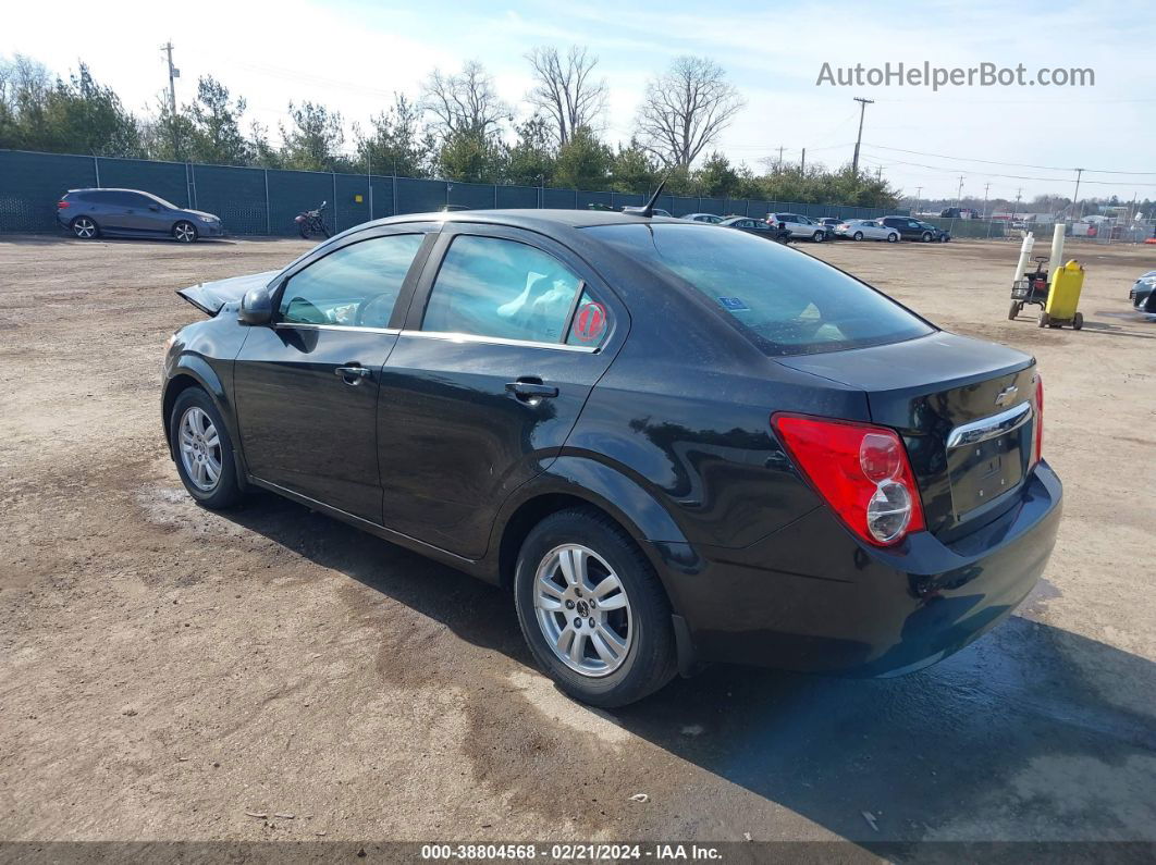 2013 Chevrolet Sonic Lt Auto Black vin: 1G1JC5SB5D4154797