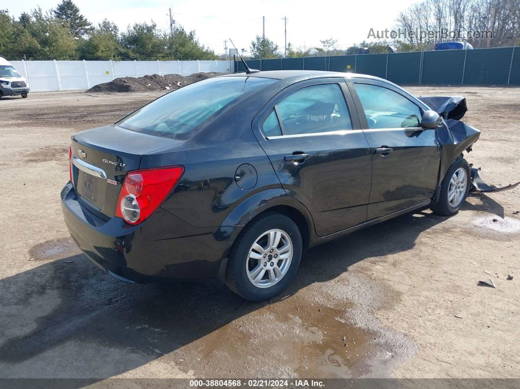 2013 Chevrolet Sonic Lt Auto Black vin: 1G1JC5SB5D4154797