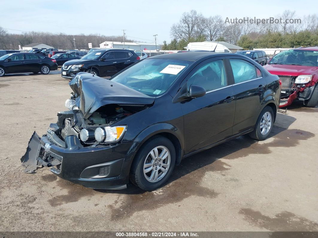 2013 Chevrolet Sonic Lt Auto Black vin: 1G1JC5SB5D4154797